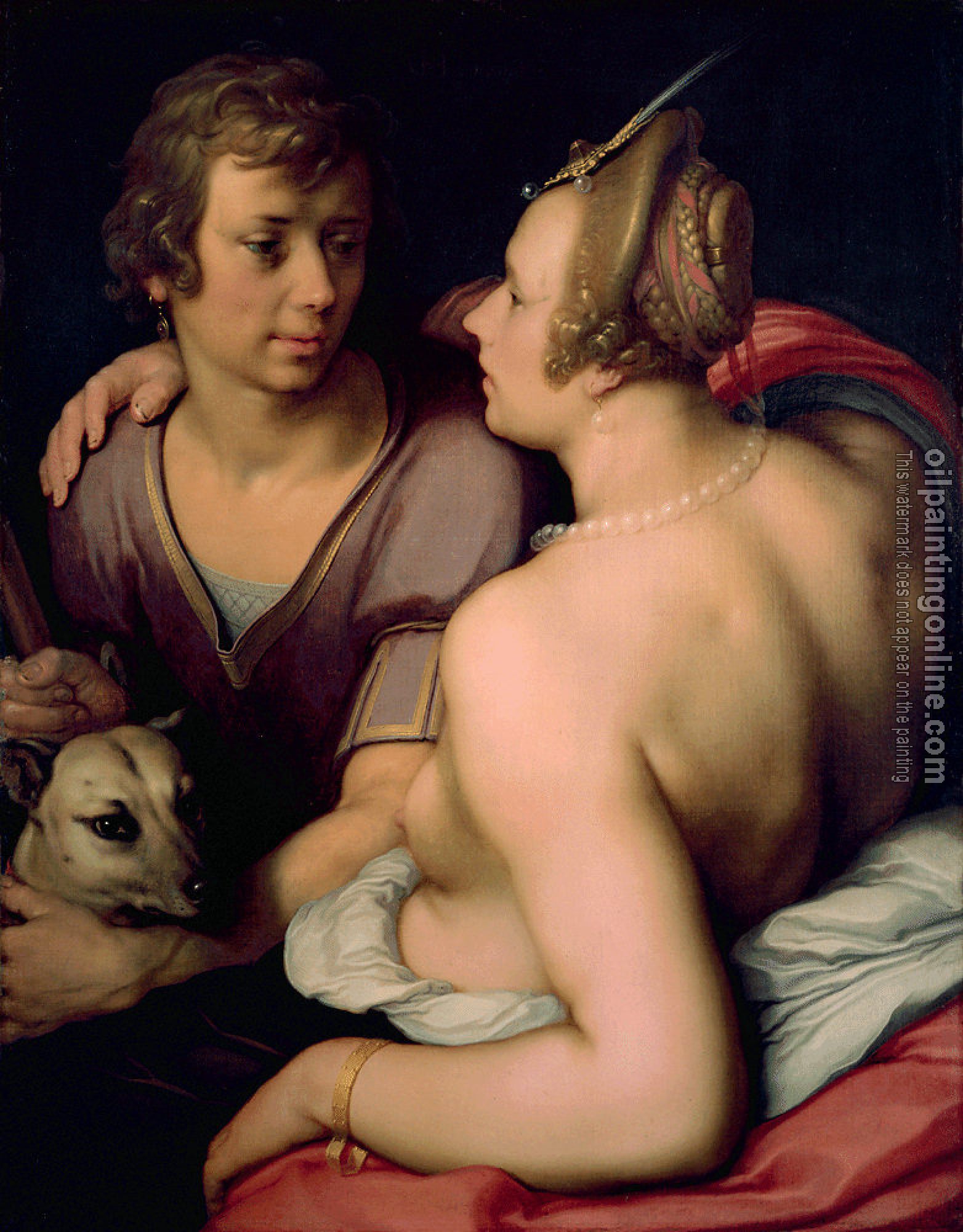 Cornelis van Haarlem - Venus and Adonis